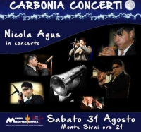 Sabato 31 Agosto alle ore 21 il musicista Nicola Agus in concerto a Monte Sirai