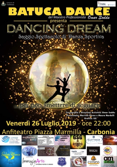 “Estiamoinsieme 2019”, domani sera alle ore 22 all’Anfiteatro di Piazza Marmilla l’undicesima edizione di “Dancing Dream”