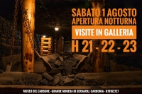 Grande Miniera di Serbariu, sabato 1° Agosto apertura notturna del Museo del Carbone in concomitanza con la &quot;Festa del Gusto&quot;