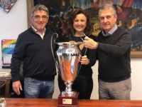 L&#039;Amministrazione Comunale si congratula con la società Carbonia Calcio per la promozione nel campionato nazionale di serie D