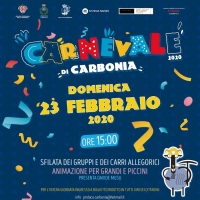 Domenica 23 Febbraio il Carnevale di Carbonia: le scuole cittadine e del territorio sono invitate a partecipare con gruppi a piedi o carri