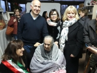Bacu Abis in festa per il 100° compleanno di nonna Ines: gli auguri dell&#039;Amministrazione Comunale
